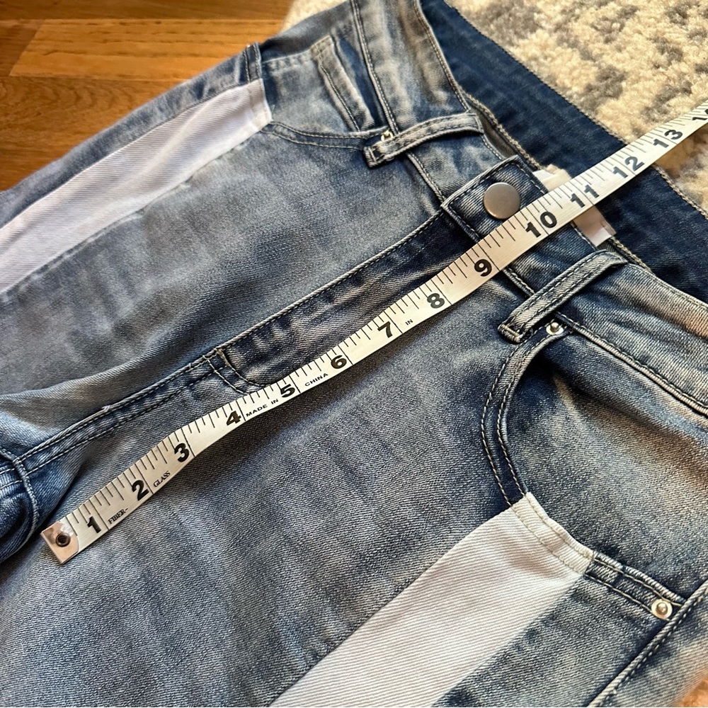 Hayden Los Angeles Button Side Patchwork Jeans S … - image 7